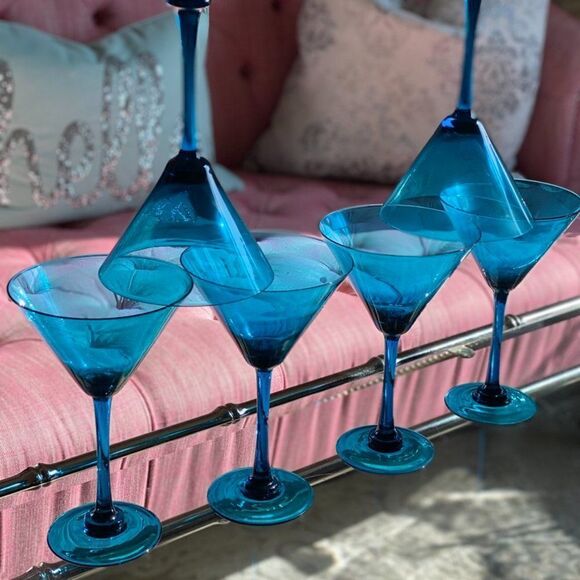 Set of 4 Martini Glasses - Picture 6 of 10